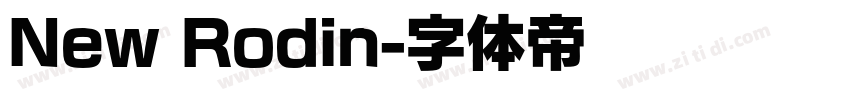 New Rodin字体转换